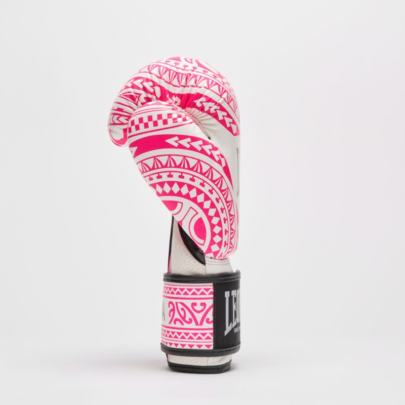 Leone Haka boxing gloves - white